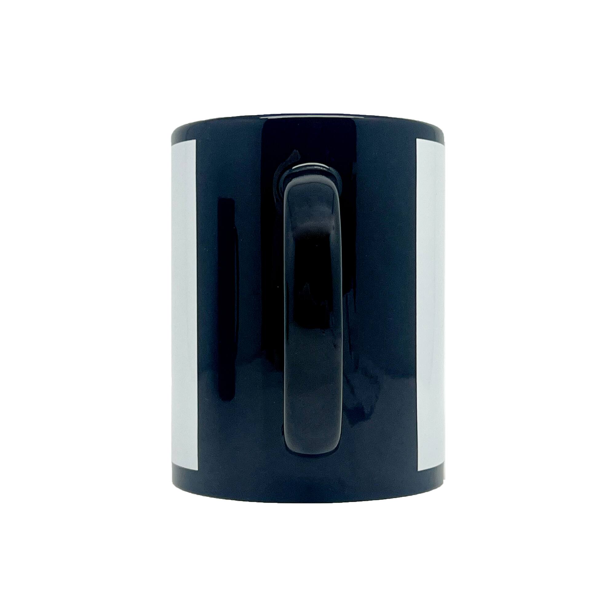 12 Pack: 15oz. Black with White Patch Sublimation Mug by Make Market®